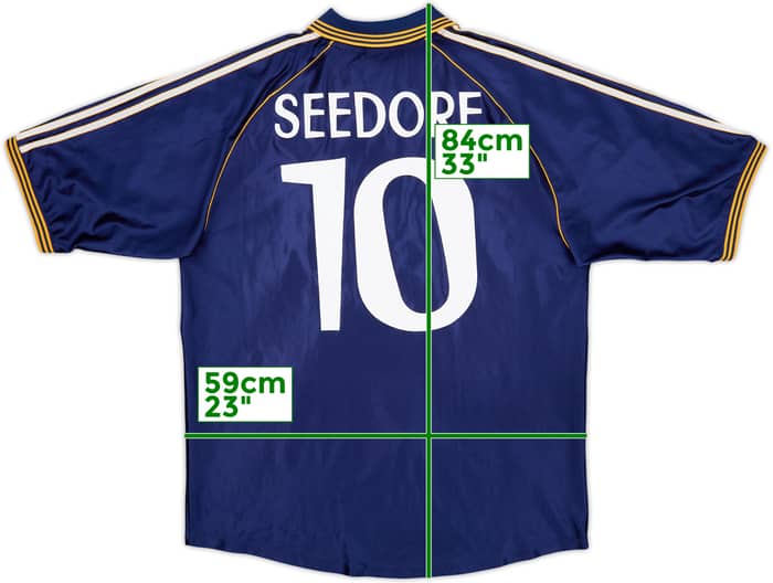 1998-99 Real Madrid Third Shirt Seedorf #10 - 8/10 - (XL)