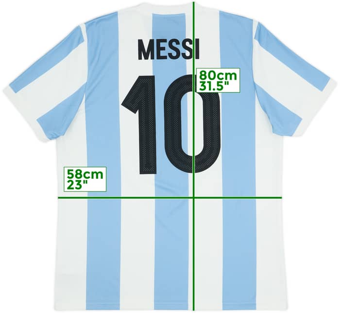 2024-25 Argentina Anniversary Shirt Messi #10 - 7/10 - (XL)