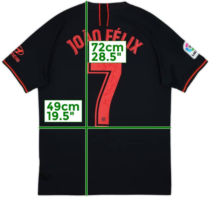 2019-20 Atletico Madrid Away Shirt Joao Felix #7 - 7/10 - (M)