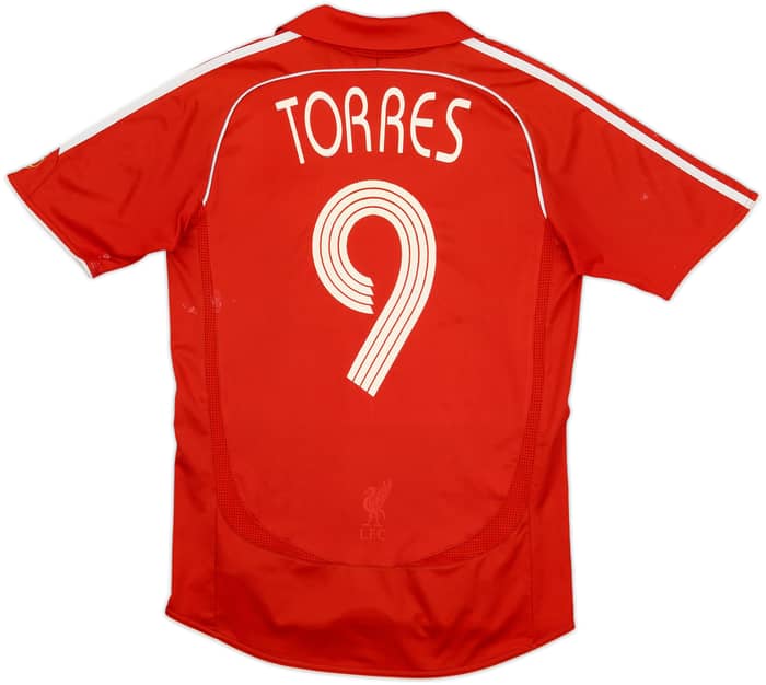2006-08 Liverpool Home Shirt Torres #9 - 4/10 - (S)