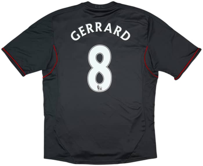2011-12 Liverpool Away Shirt Gerrard #8 - 8/10 - (L)