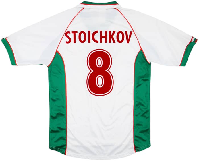 1998-00 Bulgaria Home Shirt Stoichkov #8 - 8/10 - (XL)