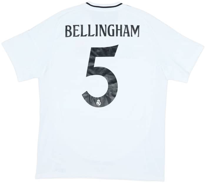 2024-25 Real Madrid Home Shirt Bellingham #5 (L)