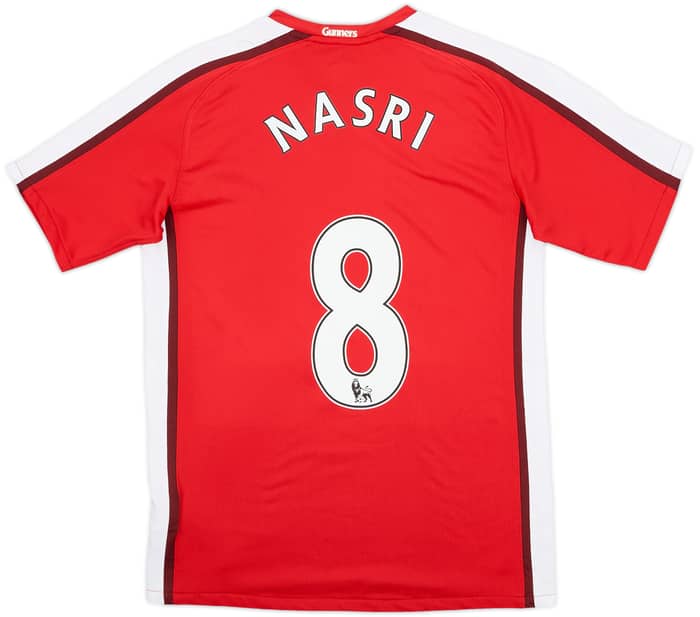 2008-10 Arsenal Home Shirt Nasri #8 - 8/10 - (XL.Boys)