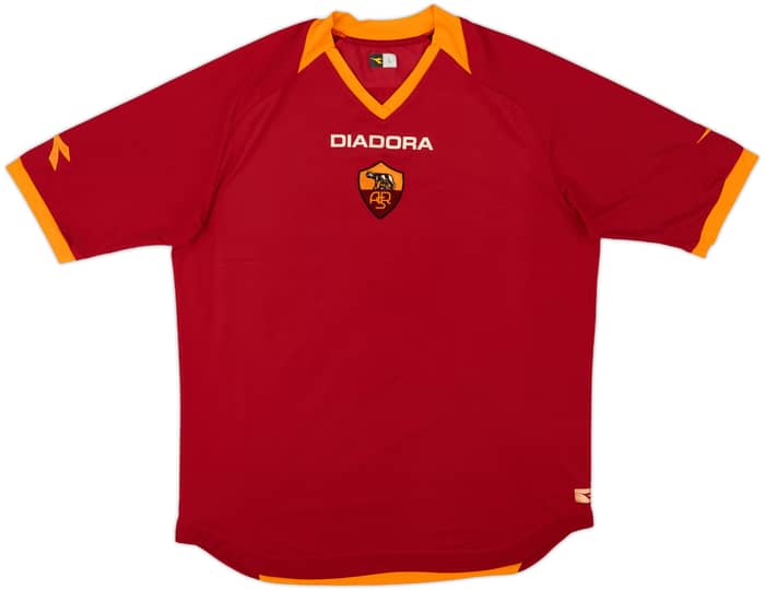2006-07 Roma Home Shirt Totti #10 - 6/10 - (L)