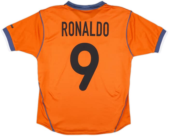 2000-01 Inter Milan Third Shirt Ronaldo #9 - 9/10 - (XL.Boys)