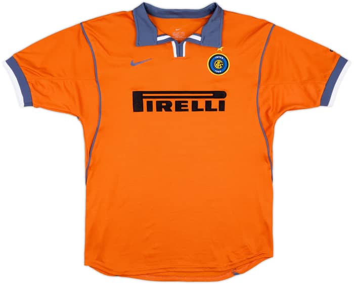 2000-01 Inter Milan Third Shirt Ronaldo #9 - 9/10 - (XL.Boys)