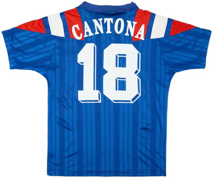 1992-94 France Home Shirt Cantona #18 - 8/10 - (L)