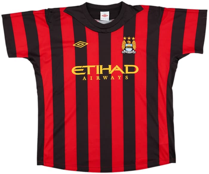 2011-12 Manchester City Away Shirt Kun Aguero #16 - 9/10 - (XL)