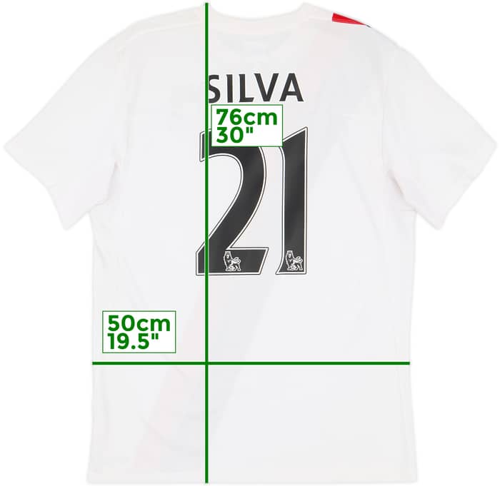 2009-11 Manchester City Third Shirt Silva #21 - 9/10 - (M)