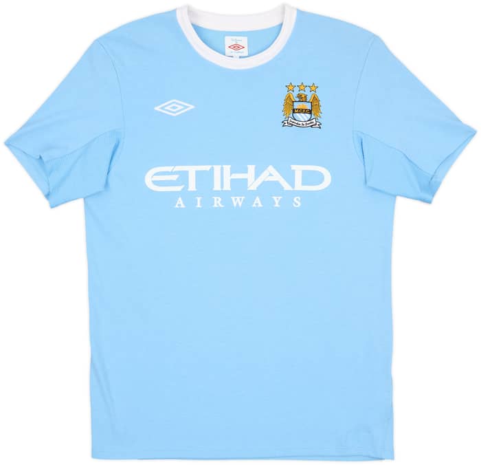 2009-10 Manchester City Home Shirt Wright-Phillips #8 - 9/10 - (M)