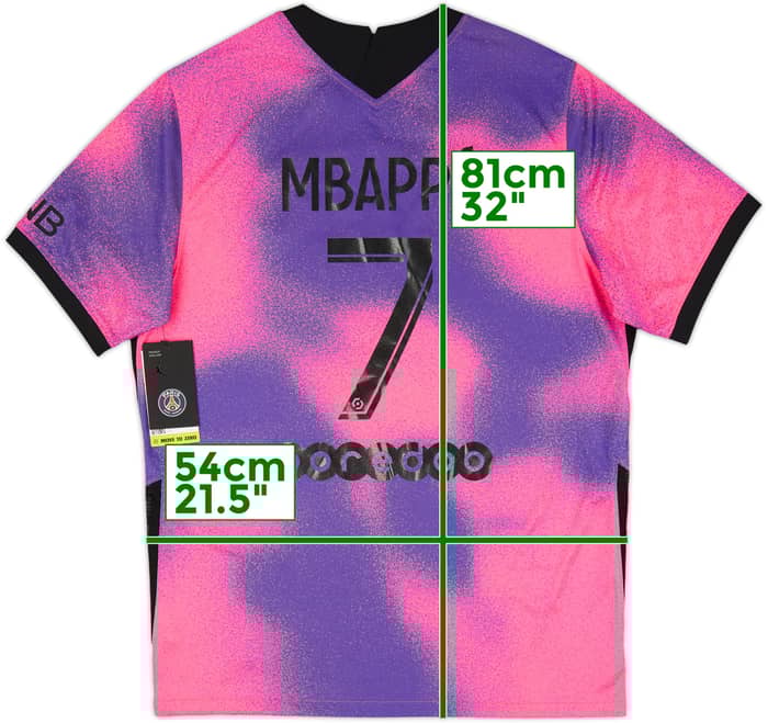 2020-21 Paris Saint-Germain Fourth Shirt Mbappe #7 (L)