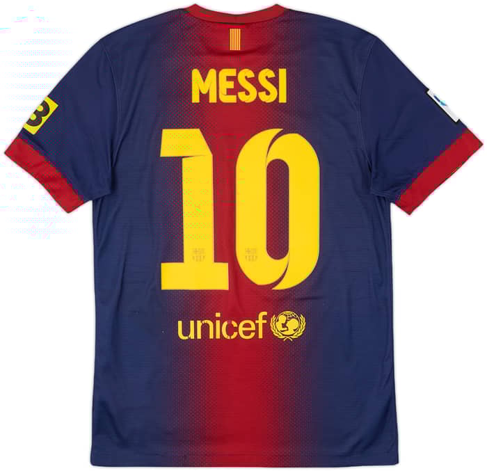 2012-13 Barcelona Home Shirt Messi #10 - 6/10 - (S)