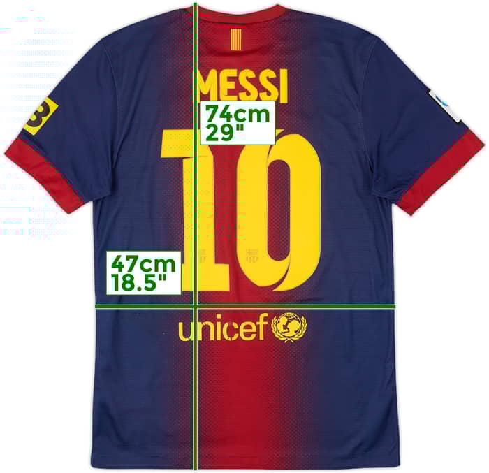 2012-13 Barcelona Home Shirt Messi #10 - 6/10 - (S)
