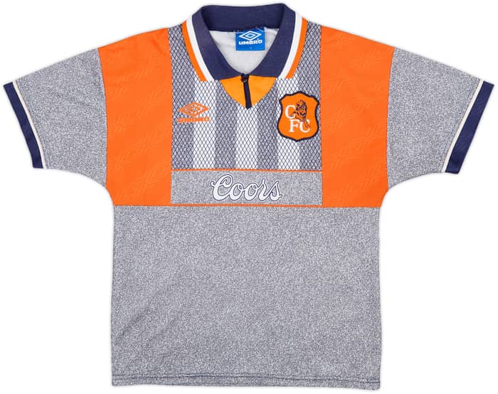 1994-96 Chelsea Away Shirt Gullit #4 - 9/10 - (Y)