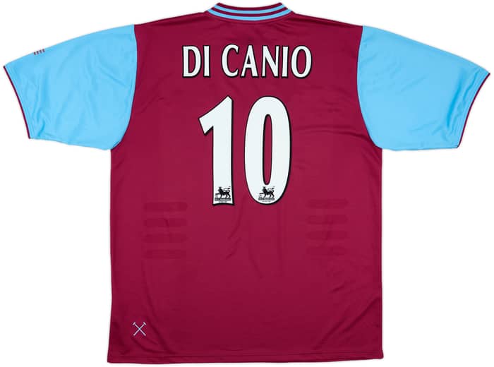 2001-03 West Ham Home Shirt Di Canio #10 - 8/10 - (XXL)