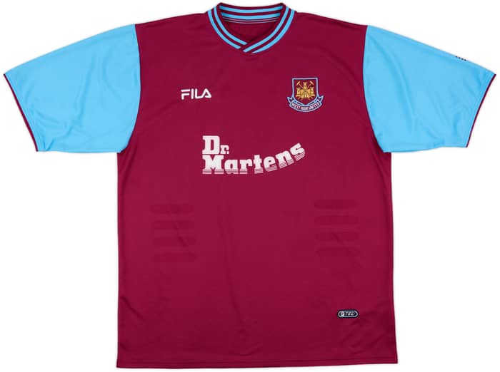 2001-03 West Ham Home Shirt Di Canio #10 - 8/10 - (XXL)