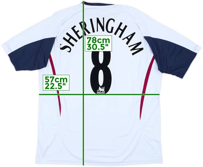 2005-06 West Ham Away Shirt Sheringham #8 - 8/10 - (XXL)
