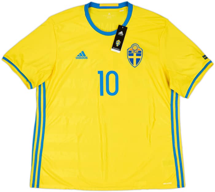 2016-17 Sweden Home Shirt Ibrahimovic #10 (XXL)