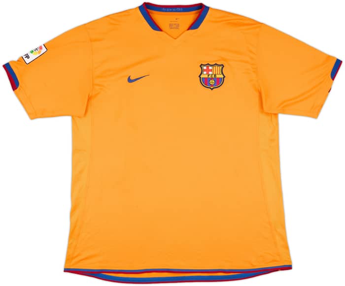 2006-08 Barcelona Away Shirt Ronaldinho #10 - 9/10 - (XL)