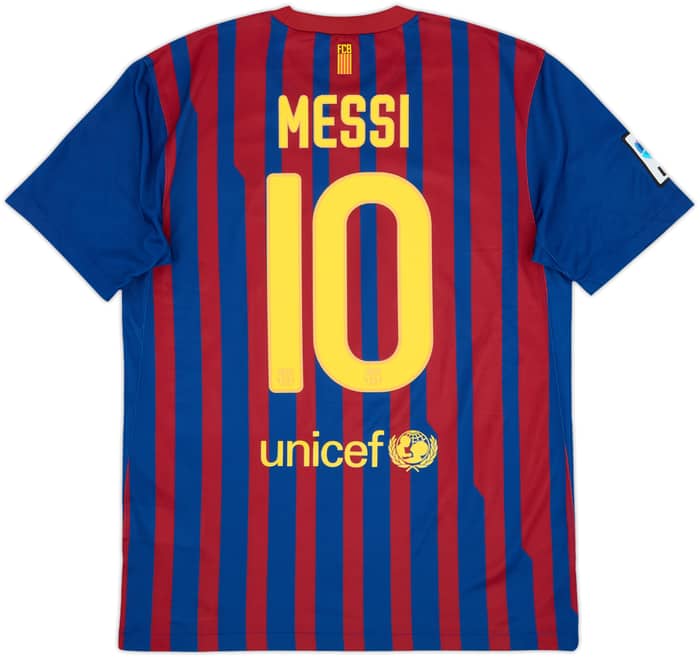 2011-12 Barcelona Home Shirt Messi #10 - 9/10 - (M)
