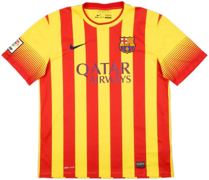 2013-15 Barcelona Away Shirt Messi #10 - 7/10 - (L)