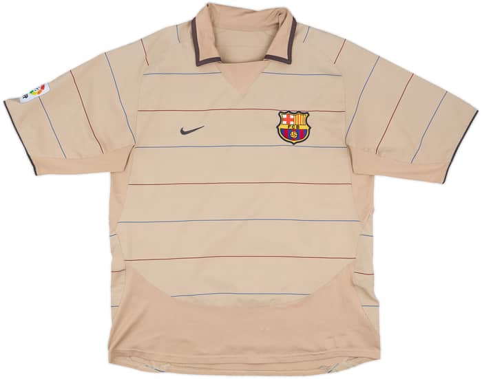 2003-05 Barcelona Away Shirt Ronaldinho #10 - 8/10 - (L)