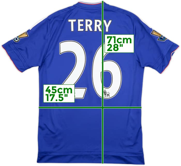 2015-16 Chelsea Home Shirt Terry #26 - 7/10 - (S)