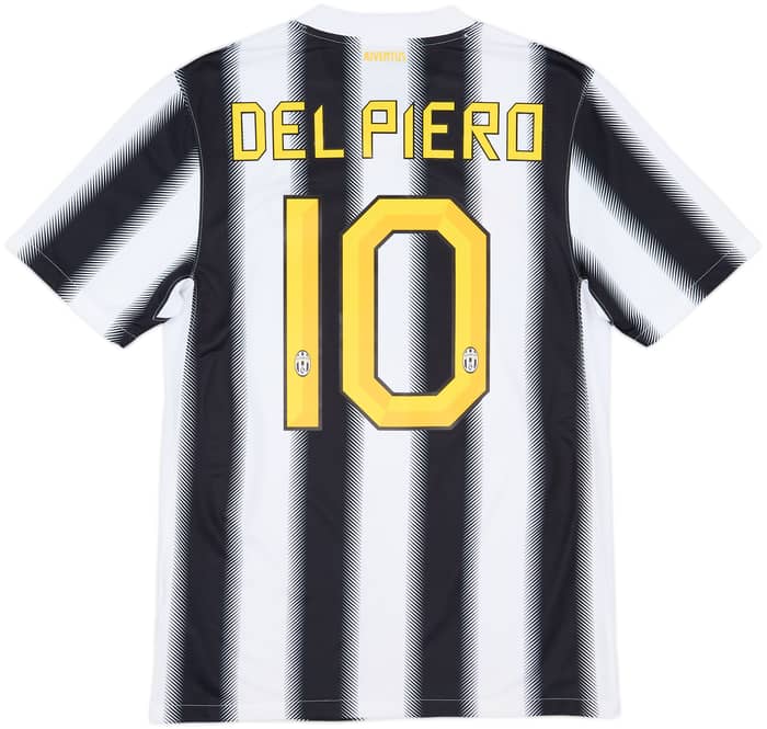 2011-12 Juventus Home Shirt Del Piero #10 - 8/10 - (S)