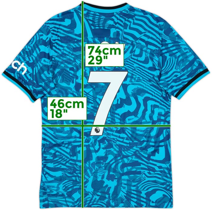 2022-23 Tottenham Third Shirt Son #7 - 8/10 - (S)