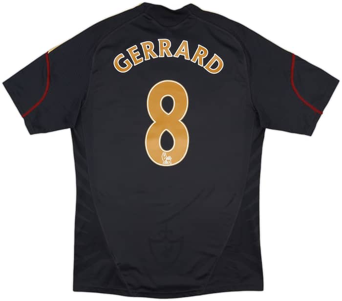 2009-10 Liverpool Away Shirt Gerrard#8 - 7/10 - (M)