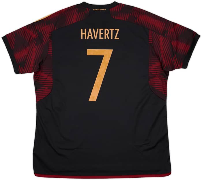 2022-23 Germany Away Shirt Havertz #7 - 10/10 - (XXL)