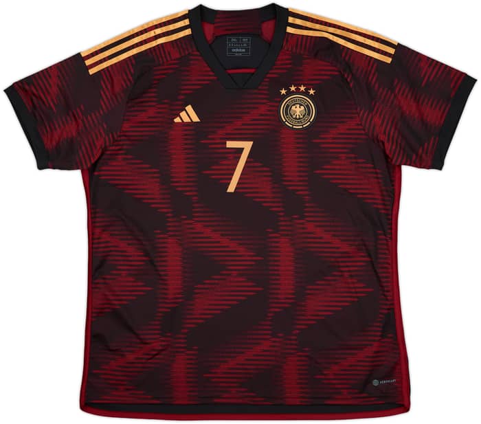 2022-23 Germany Away Shirt Havertz #7 - 10/10 - (XXL)