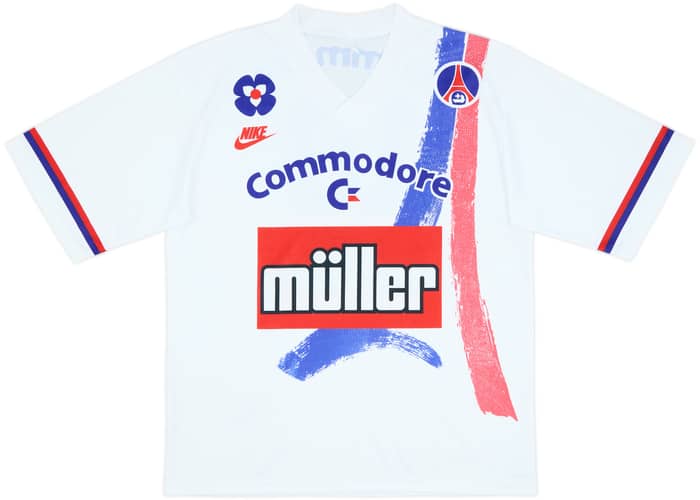 1991-92 Paris Saint-Germain Home Shirt - 9/10 - (L/XL)