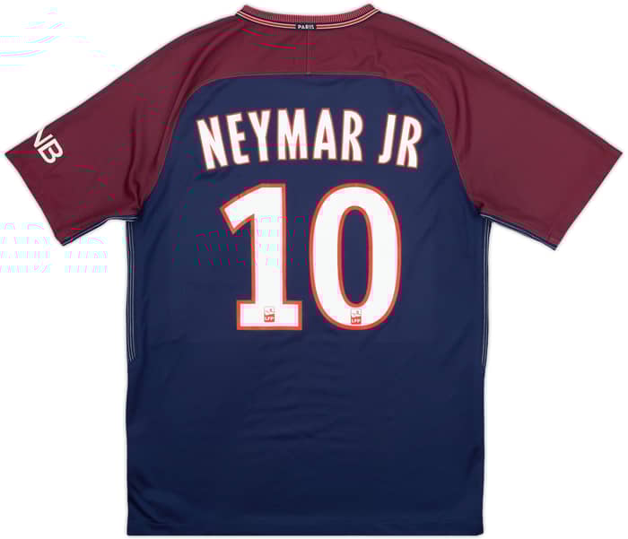 2017-18 Paris Saint-Germain Home Shirt Neymar Jr #10 - 6/10 - (M)