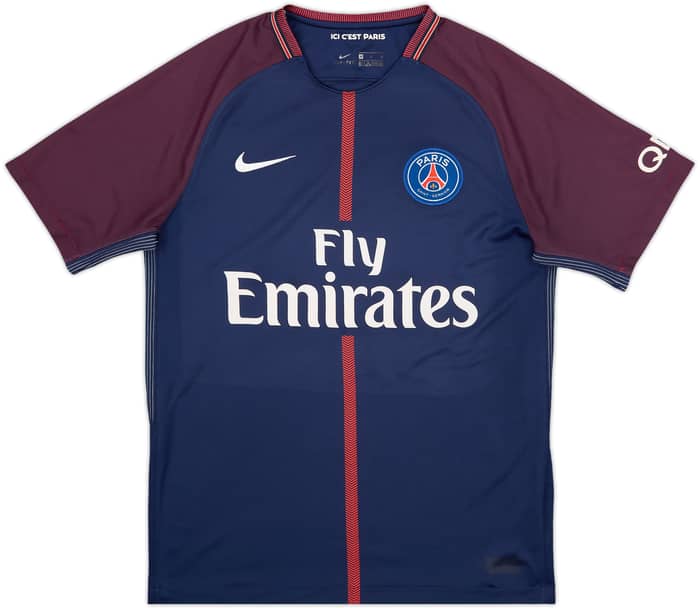 2017-18 Paris Saint-Germain Home Shirt Neymar Jr #10 - 6/10 - (M)