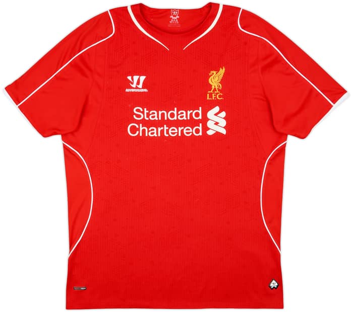 2014-15 Liverpool Home Shirt Gerrard #8 - 6/10 - (XL)