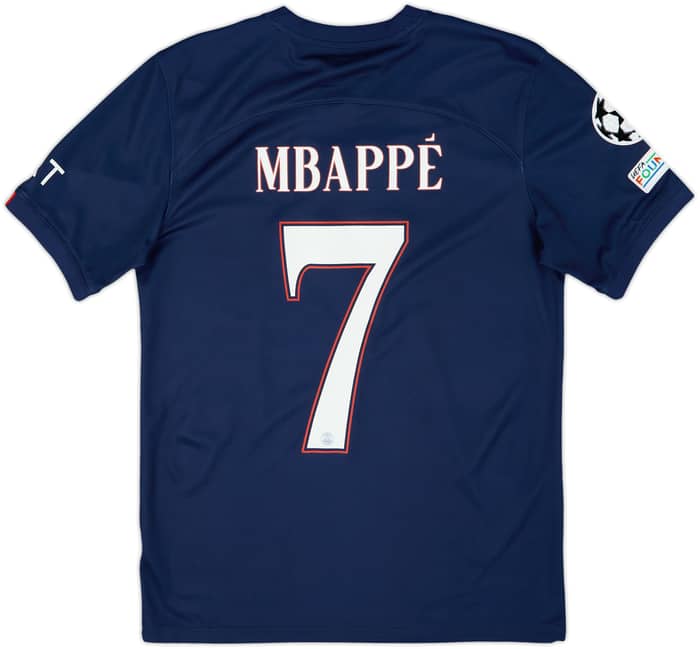2022-23 Paris Saint-Germain Home Shirt Mbappe #7 - 9/10 - (S)