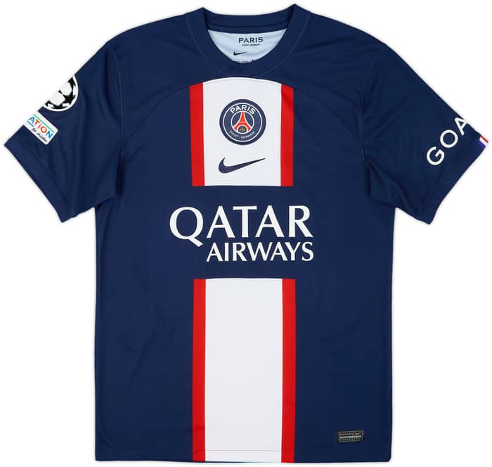 2022-23 Paris Saint-Germain Home Shirt Mbappe #7 - 9/10 - (S)