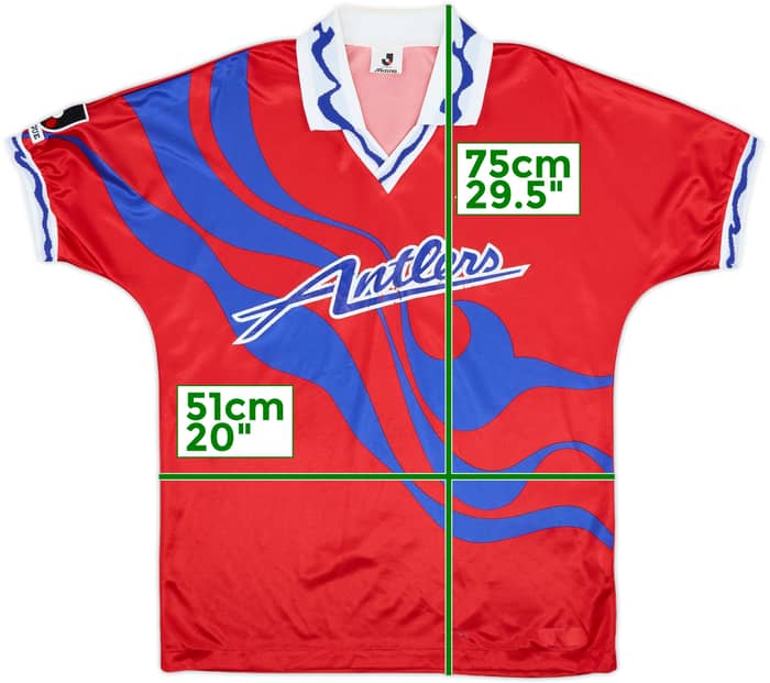 1993-94 Kashima Antlers Home Shirt - 6/10 - (M/L)