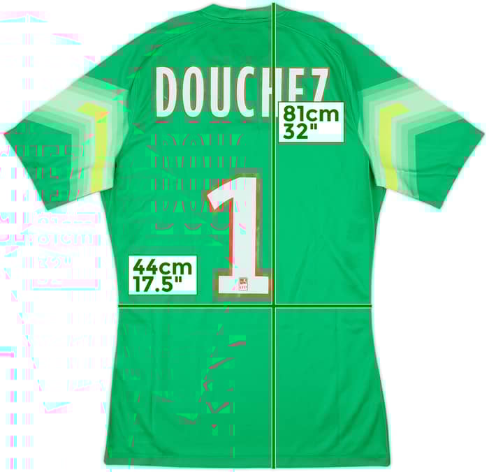2014-15 Paris Saint-Germain Player Issue GK S/S Shirt Douchez #1 - 8/10 - (M)
