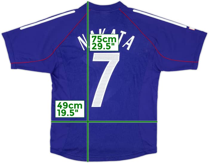 2002-04 Japan Home Shirt Nakata #7 - 6/10 - (M)