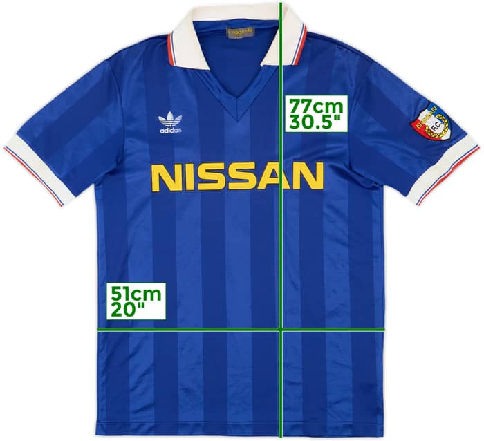 1989-90 Yokohama Marinos Home Shirt - 6/10 - (L)