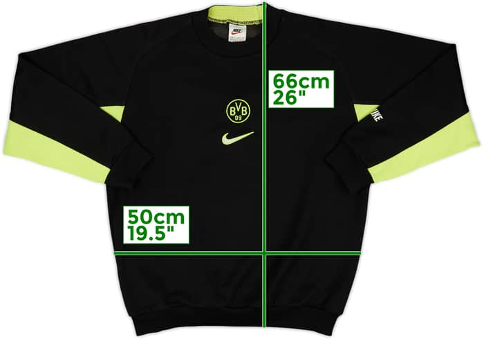 1997-98 Borussia Dortmund Nike Sweat Top - 6/10 - (S)