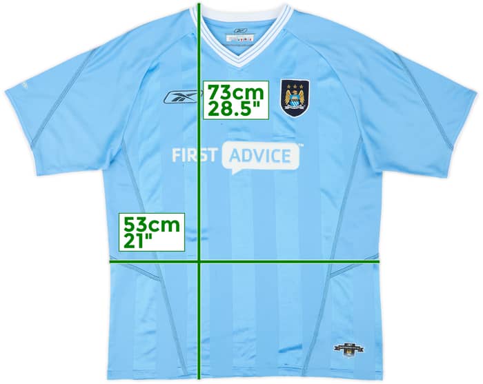 2003-04 Manchester City Home Shirt - 5/10 - (M)