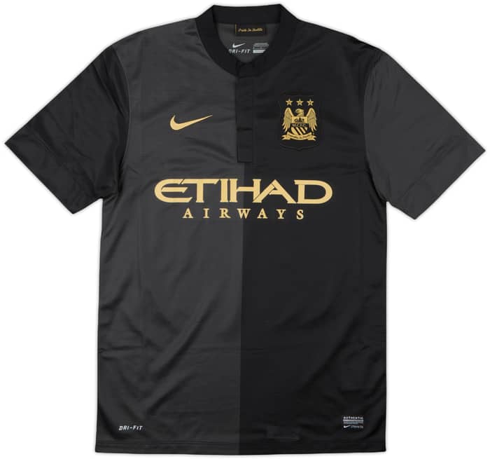 2013-14 Manchester City Away Shirt Kun Aguero #16 - 8/10 - (S)
