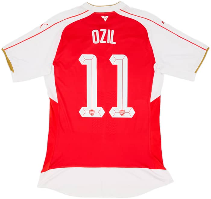 2015-16 Arsenal Player Issue (ACTV Fit) Home Shirt Ozil #11 - 7/10 - (XL)