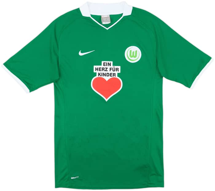 2008-09 Wolfsburg Home Shirt Hasebe #13 - 8/10 - (S)