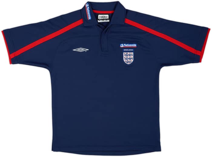 2000-02 England Umbro Polo Shirt - 7/10 - (S)