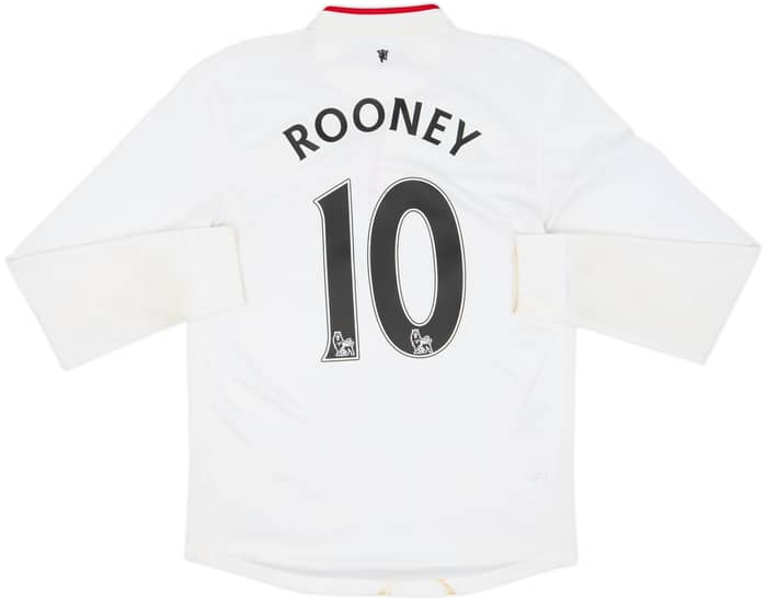 2012-14 Manchester United Away L/S Shirt Rooney #10 - 6/10 - (M)